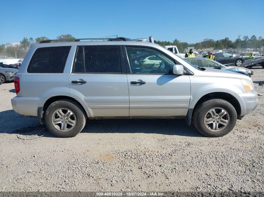 2005 Honda Pilot Ex-L VIN: 5FNYF18675B001638 Lot: 40510325