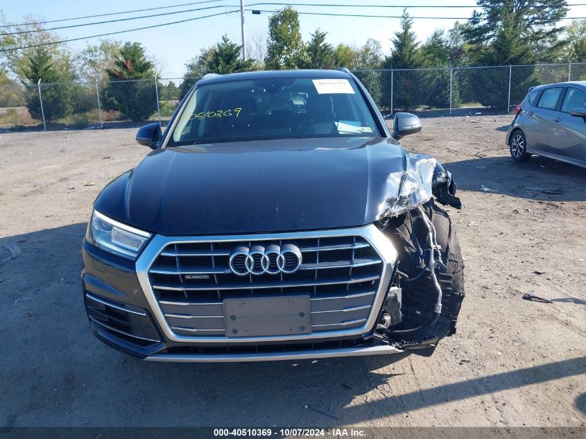 2018 Audi Q5 2.0T Premium/2.0T Tech Premium VIN: WA1ANAFY2J2100044 Lot: 40510369