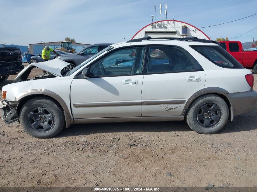 2003 Subaru Impreza Outback Sport VIN: JF1GG68583H803549 Lot: 40510375