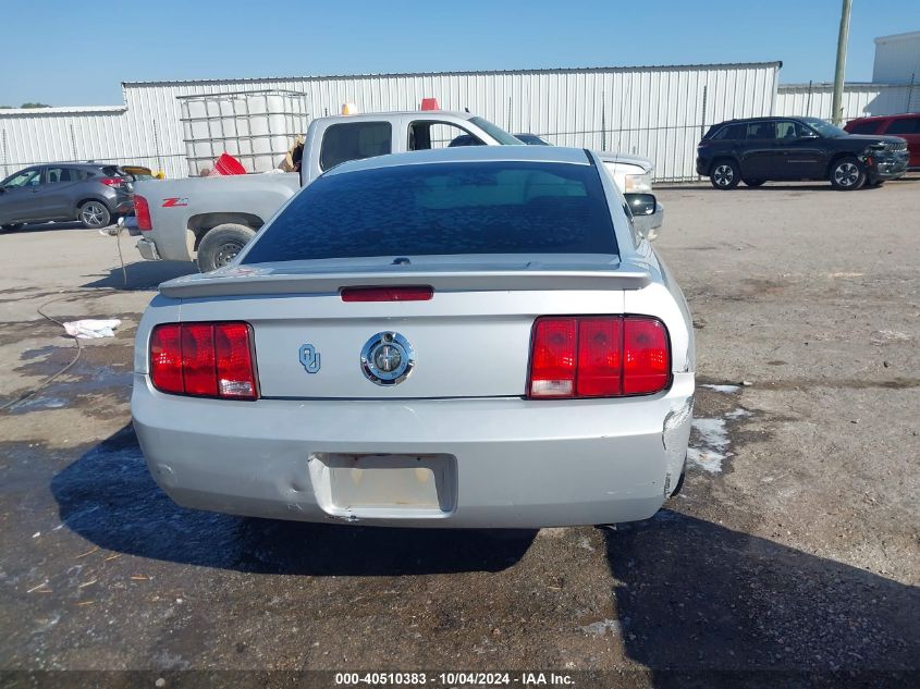 2007 Ford Mustang V6 Deluxe/V6 Premium VIN: 1ZVFT80N875267215 Lot: 40510383