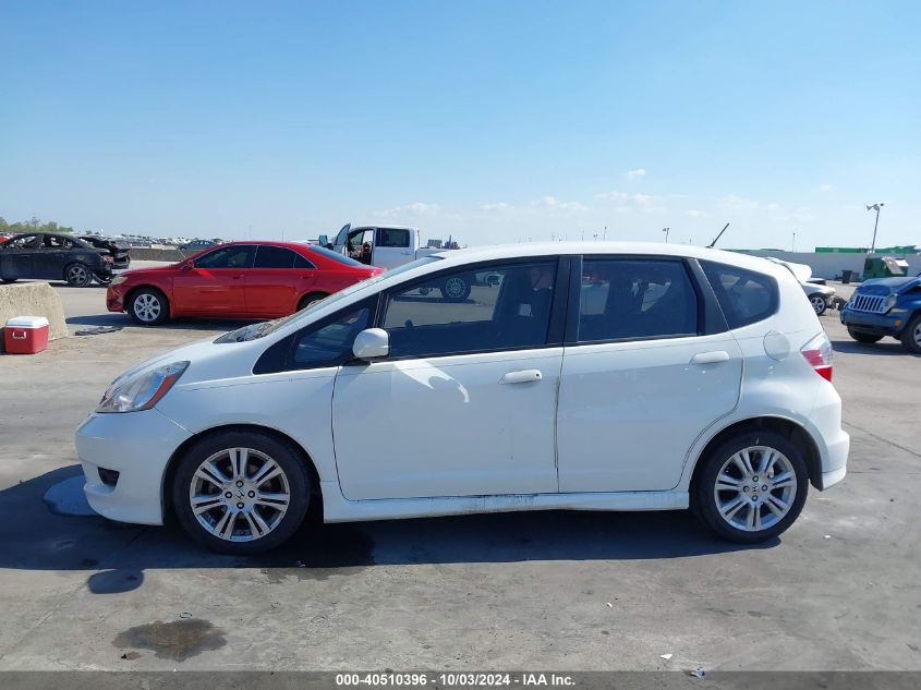 2011 Honda Fit Sport VIN: JHMGE8H58BS006598 Lot: 40510396