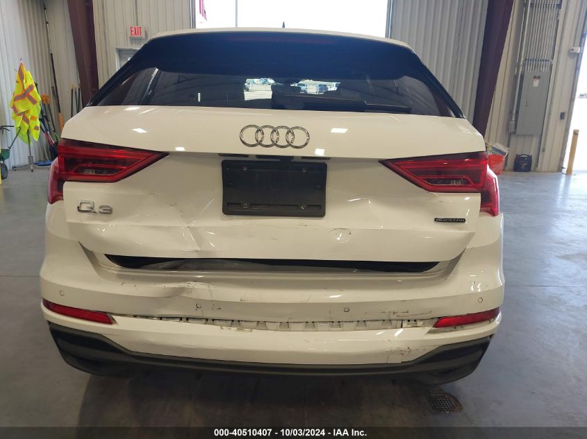 2024 Audi Q3 Premium 45 Tfsi S Line Quattro Tiptronic VIN: WA1DECF38R1055044 Lot: 40510407