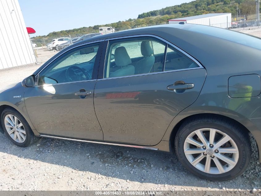 4T1BD1FKXDU070336 2013 Toyota Camry Hybrid Xle