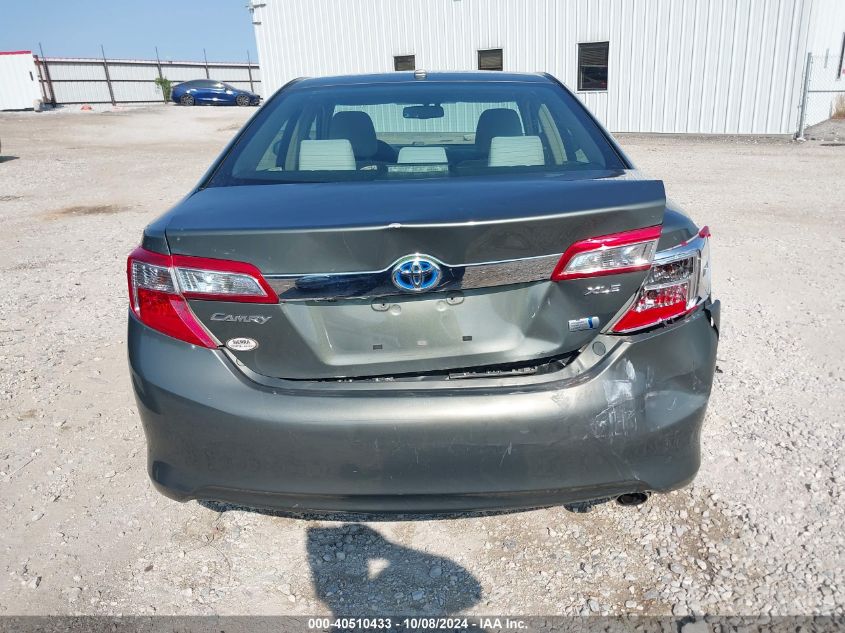 4T1BD1FKXDU070336 2013 Toyota Camry Hybrid Xle