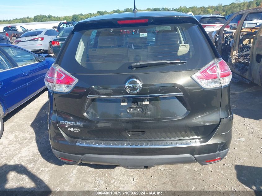 2015 Nissan Rogue S VIN: KNMAT2MT4FP500741 Lot: 40510479