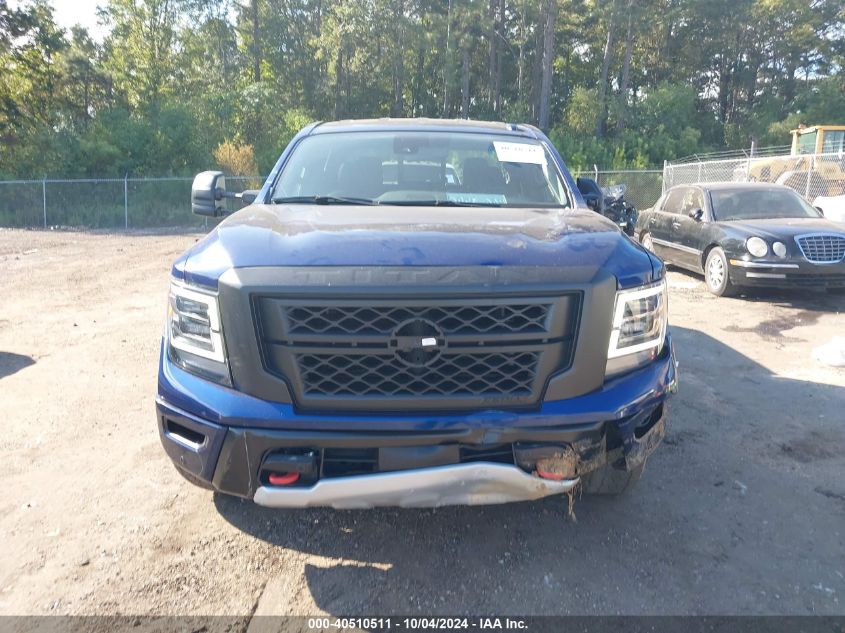 2021 Nissan Titan Pro-4X 4X4 VIN: 1N6AA1ED4MN509355 Lot: 40510511