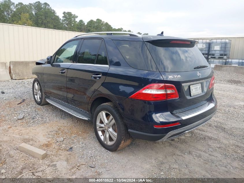 2014 Mercedes-Benz Ml 350 VIN: 4JGDA5JB6EA325650 Lot: 40510522