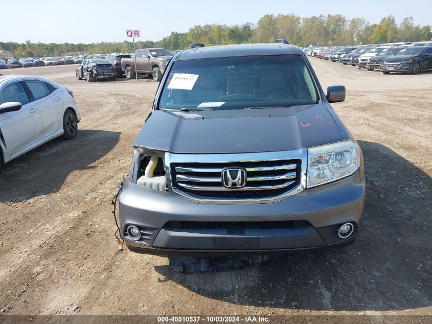 2013 Honda Pilot Ex-L VIN: 5FNYF4H55DB504236 Lot: 40510537