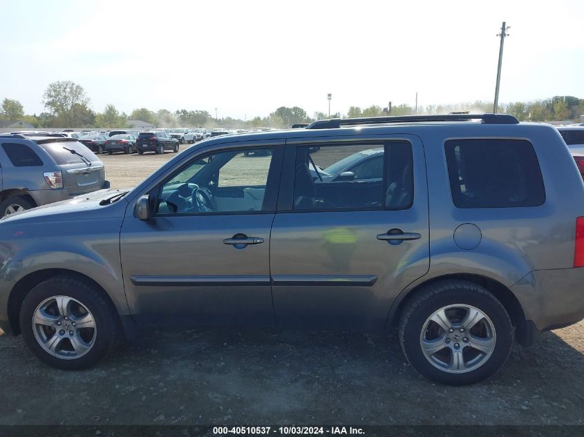 2013 Honda Pilot Ex-L VIN: 5FNYF4H55DB504236 Lot: 40510537