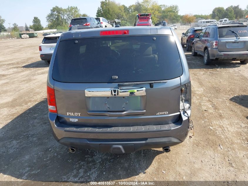 2013 Honda Pilot Ex-L VIN: 5FNYF4H55DB504236 Lot: 40510537