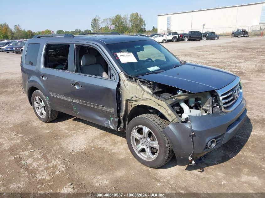 2013 Honda Pilot Ex-L VIN: 5FNYF4H55DB504236 Lot: 40510537