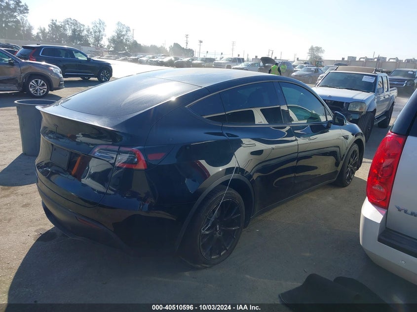 VIN 5YJYGDEE1MF142665 2021 TESLA MODEL Y LONG RANGE DUAL MOTOR ALL-WHEEL DRIVE