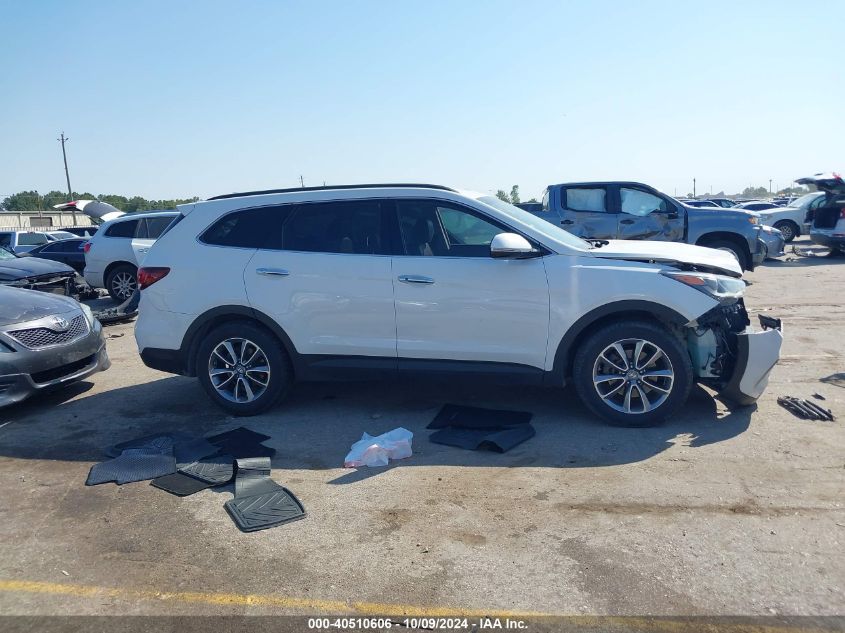 2017 Hyundai Santa Fe Se VIN: KM8SNDHF8HU223669 Lot: 40510606