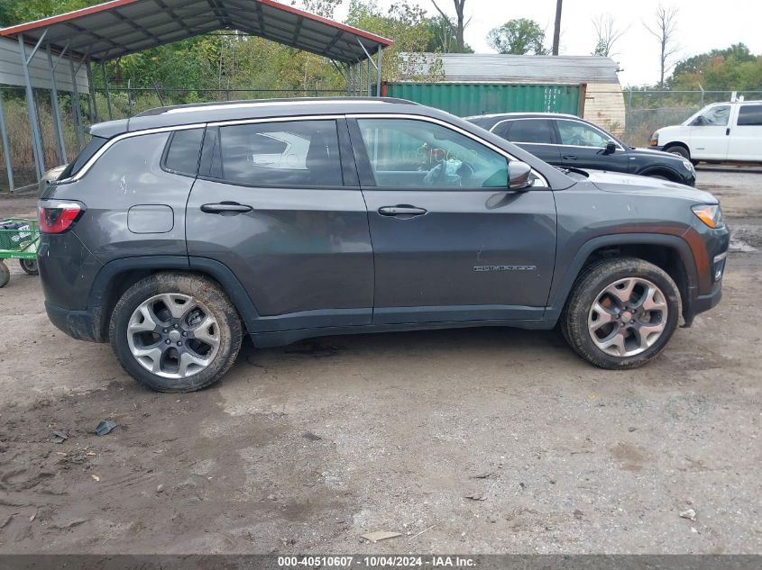 2019 Jeep Compass Limited 4X4 VIN: 3C4NJDCB1KT620871 Lot: 40510607