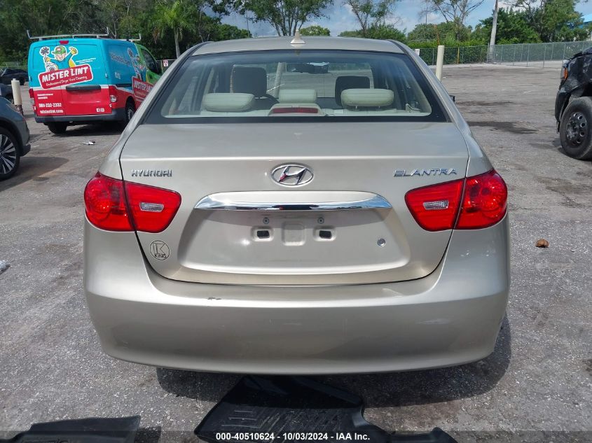 KMHDU4AD8AU921354 2010 Hyundai Elantra Gls