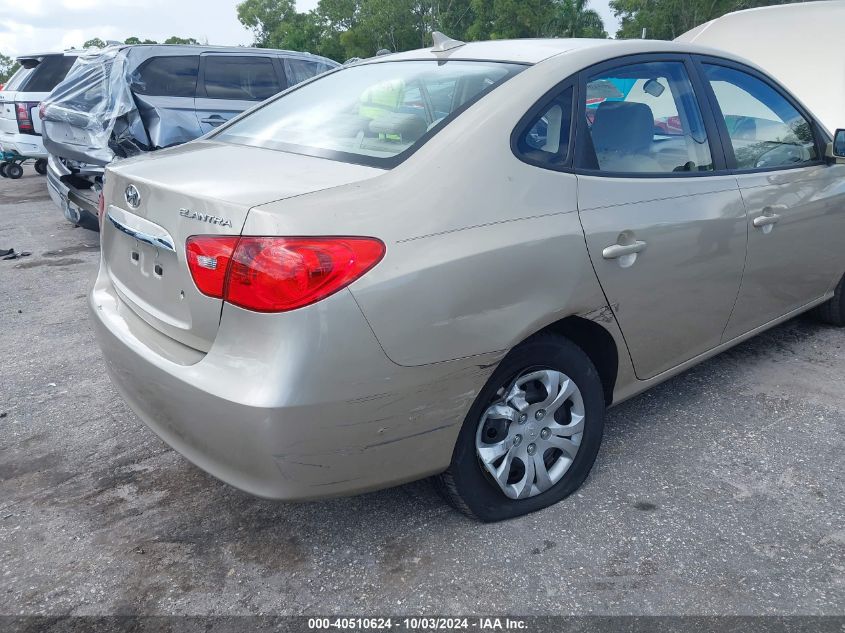 2010 Hyundai Elantra Gls VIN: KMHDU4AD8AU921354 Lot: 40510624