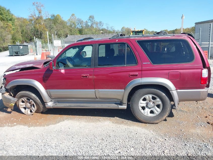 2002 Toyota 4Runner Limited VIN: JT3HN87R029063691 Lot: 40510645