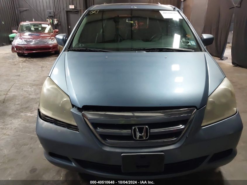 2005 Honda Odyssey Ex-L VIN: 5FNRL38625B050948 Lot: 40510648