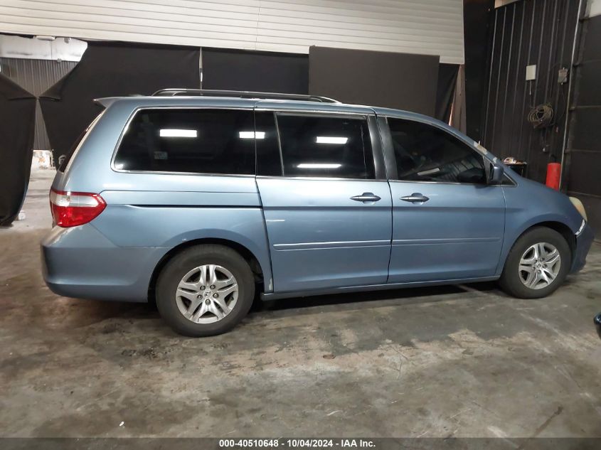 2005 Honda Odyssey Ex-L VIN: 5FNRL38625B050948 Lot: 40510648