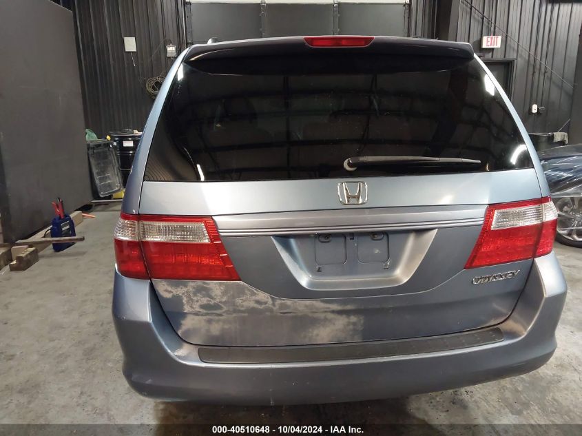 2005 Honda Odyssey Ex-L VIN: 5FNRL38625B050948 Lot: 40510648