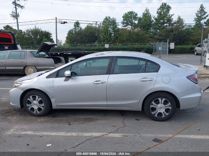 19XFB4F20EE201433 2014 Honda Civic Hybrid