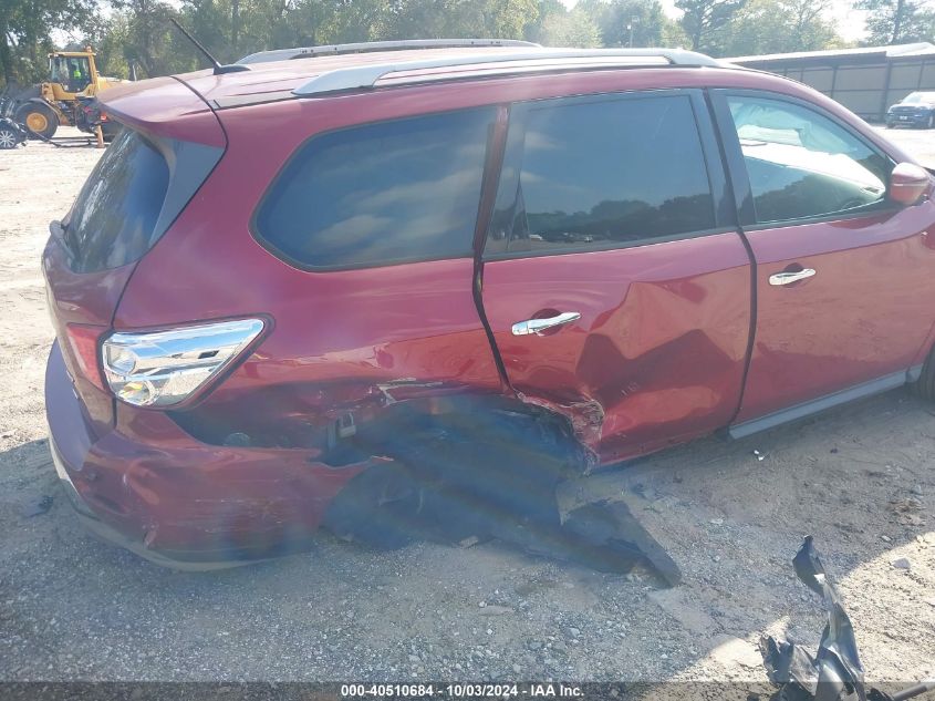 2018 Nissan Pathfinder Sv VIN: 5N1DR2MM4JC633208 Lot: 40510684