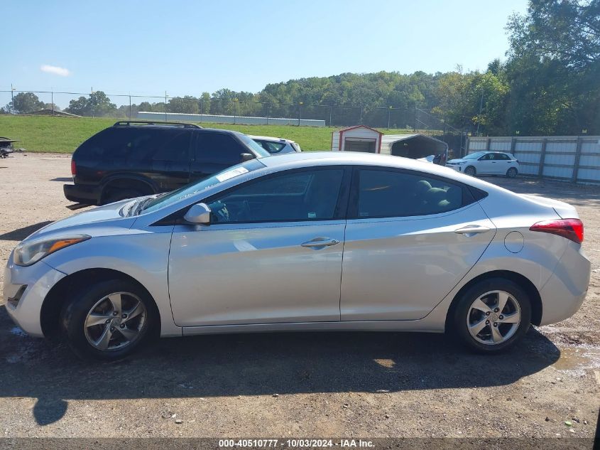 2014 Hyundai Elantra Se VIN: 5NPDH4AE0EH512329 Lot: 40510777