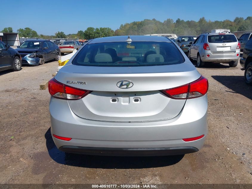 2014 Hyundai Elantra Se VIN: 5NPDH4AE0EH512329 Lot: 40510777