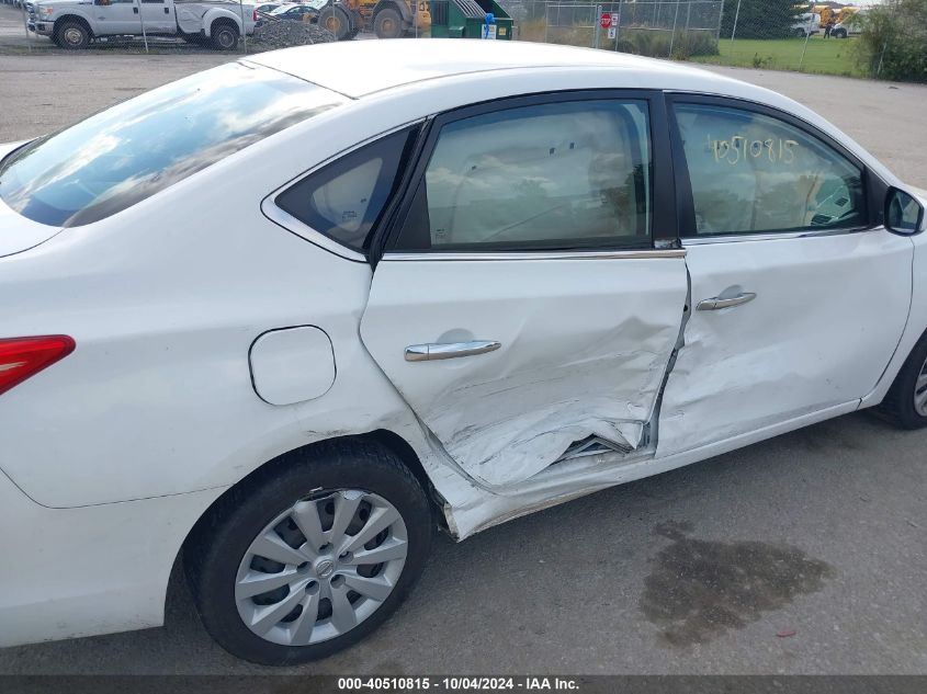 2018 Nissan Sentra S VIN: 3N1AB7AP9JY298819 Lot: 40510815