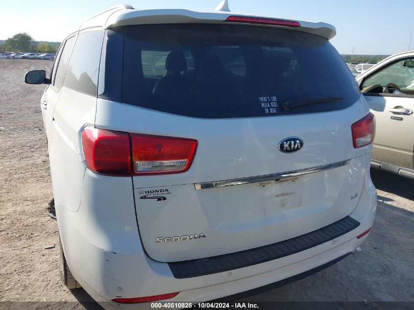 2017 Kia Sedona Lx VIN: KNDMB5C12H6322998 Lot: 40510825