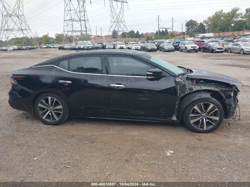 2020 Nissan Maxima Sl Xtronic Cvt VIN: 1N4AA6DVXLC379723 Lot: 40510857