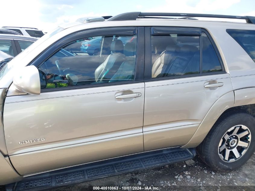 2005 Toyota 4Runner Limited V6 VIN: JTEZU17R250054487 Lot: 40510863