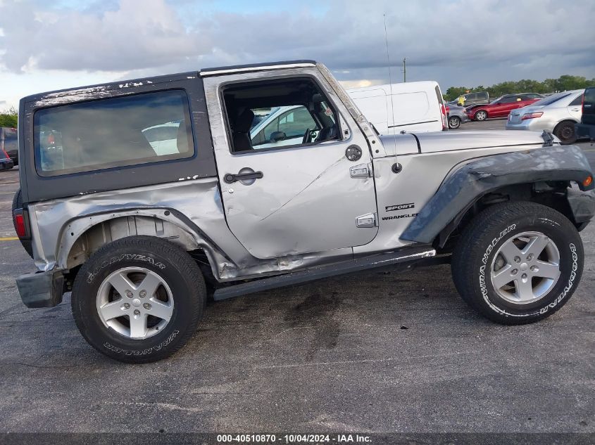 2016 Jeep Wrangler Sport VIN: 1C4GJWAG8GL177334 Lot: 40510870