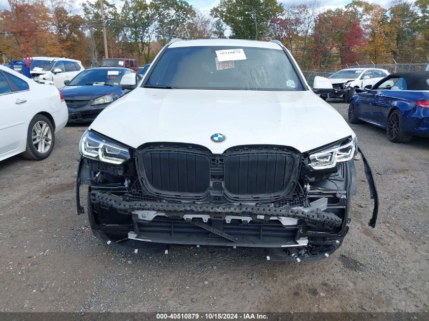 2024 BMW X3 xDrive30I VIN: 5UX53DP04R9V92942 Lot: 40510879