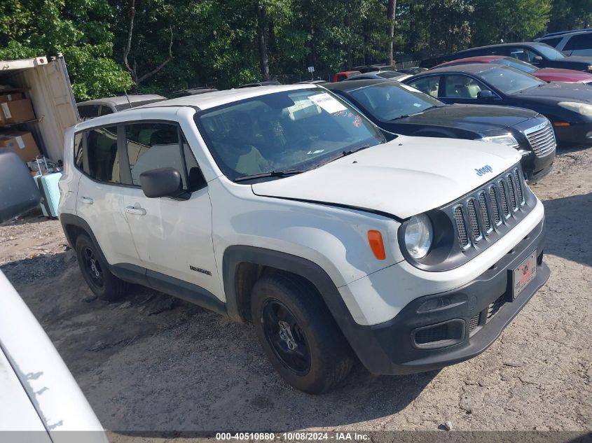 2016 Jeep Renegade Sport VIN: ZACCJAAT8GPD42020 Lot: 40510880