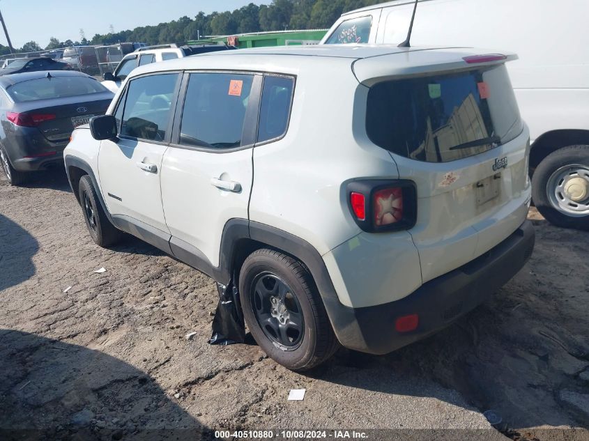 2016 Jeep Renegade Sport VIN: ZACCJAAT8GPD42020 Lot: 40510880