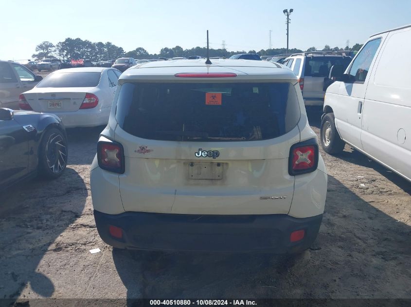 2016 Jeep Renegade Sport VIN: ZACCJAAT8GPD42020 Lot: 40510880