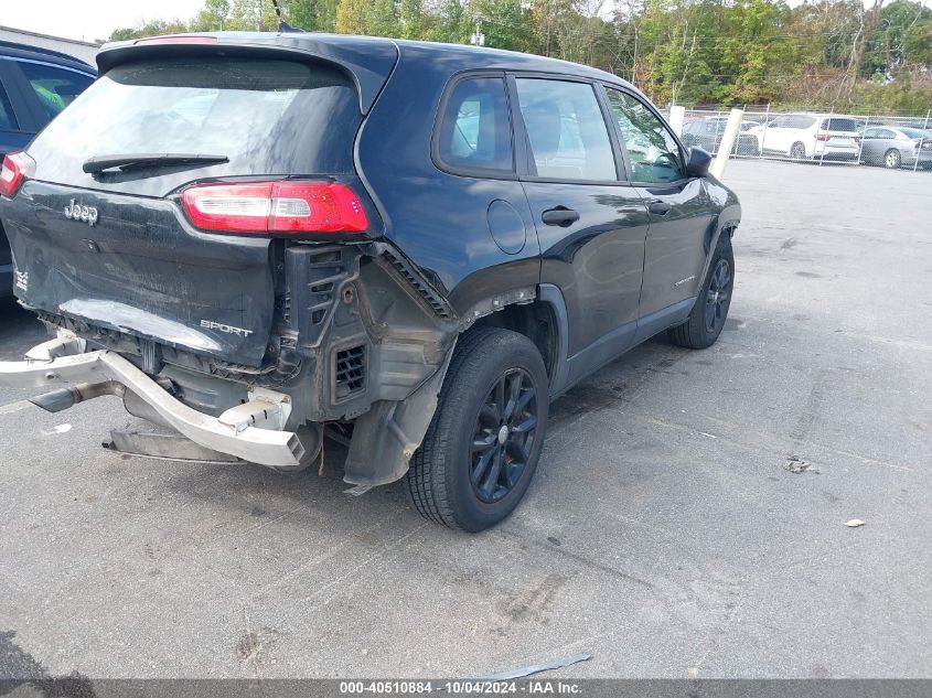 1C4PJMAB4EW218689 2014 Jeep Cherokee Sport