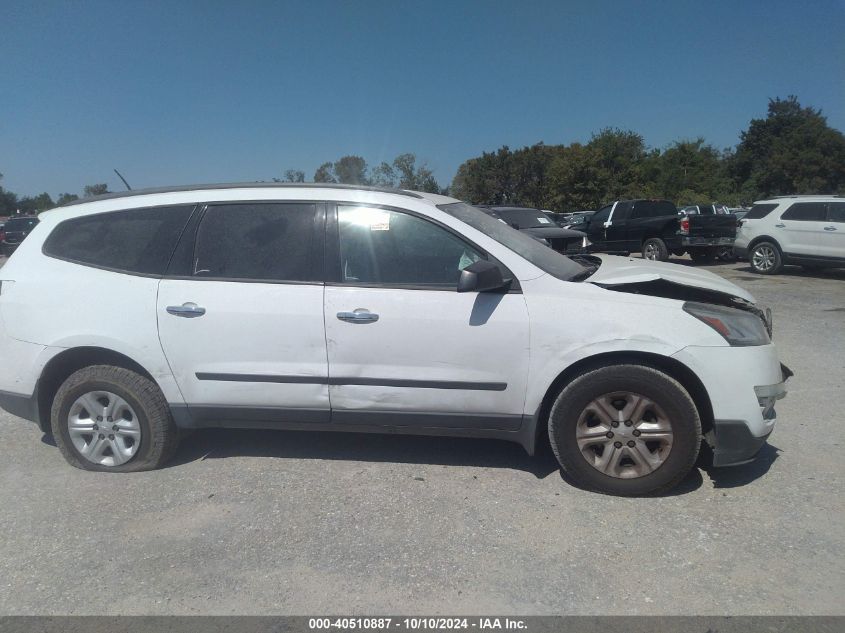 2016 Chevrolet Traverse Ls VIN: 1GNKRFKD0GJ283061 Lot: 40510887