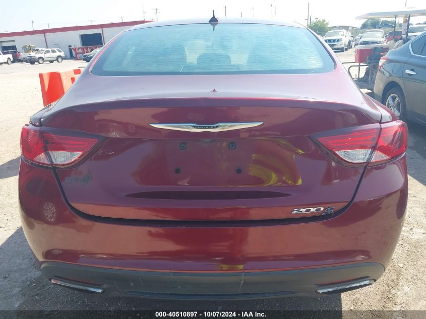 2016 Chrysler 200 S VIN: 1C3CCCBB3GN120218 Lot: 40510897