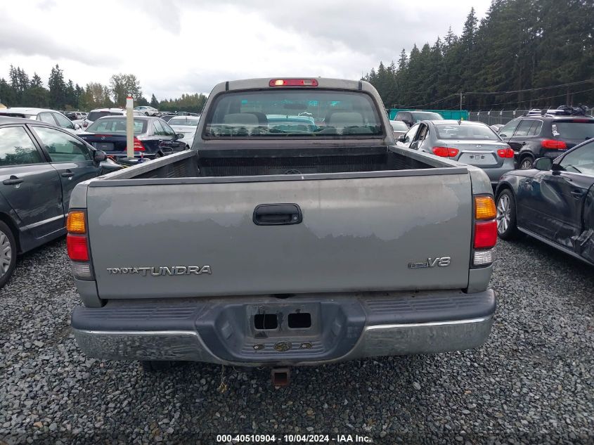 2002 Toyota Tundra Sr5 V8 VIN: 5TBRT34132S268584 Lot: 40510904