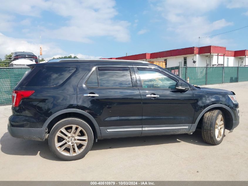 2016 Ford Explorer Limited VIN: 1FM5K7FHXGGC02170 Lot: 40510979