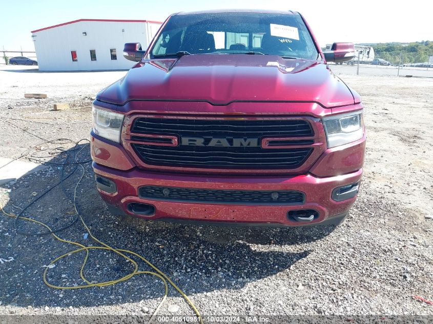 2019 Ram 1500 Big Horn/Lone Star 4X4 6'4 Box VIN: 1C6SRFMTXKN921435 Lot: 40510981