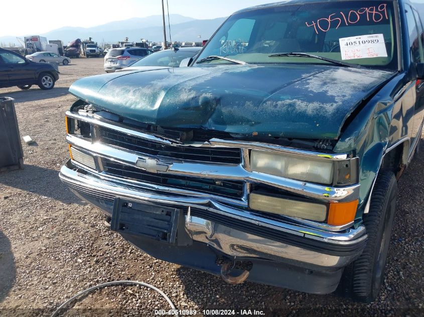 1997 Chevrolet Tahoe Ls VIN: 1GNEK13R2VJ389555 Lot: 40510989