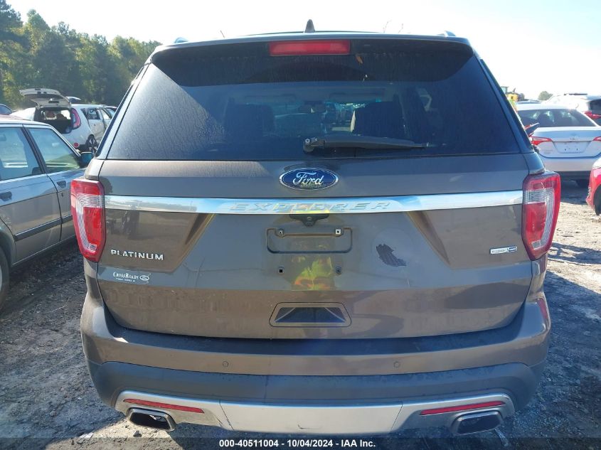 2016 Ford Explorer Platinum VIN: 1FM5K8HT8GGB58192 Lot: 40511004