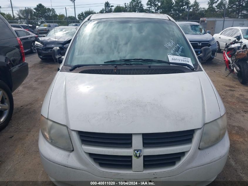 2007 Dodge Grand Caravan Se VIN: 1D4GP24E37B251608 Lot: 40511020