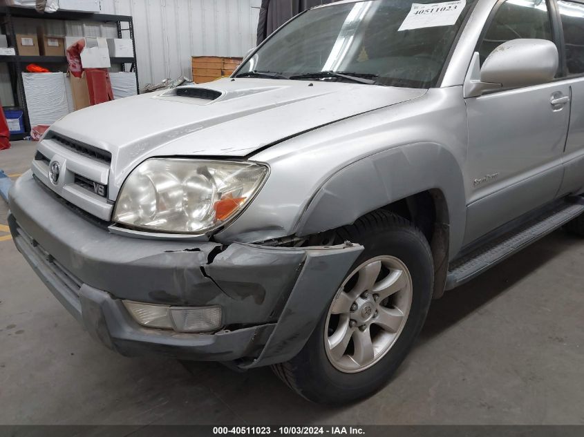 2003 Toyota 4Runner Sr5 Sport V8 VIN: JTEZT14R030006331 Lot: 40511023