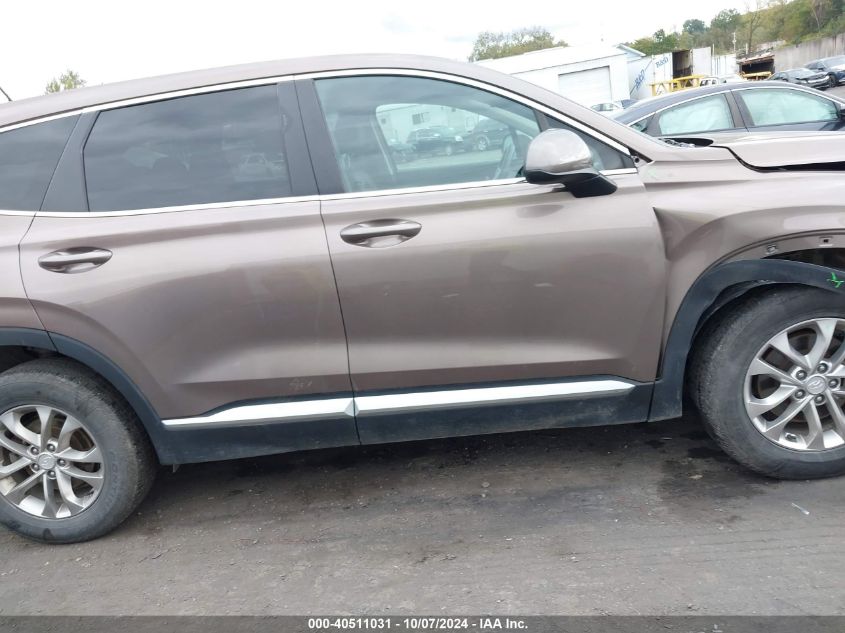 5NMS2CAD9KH117018 2019 Hyundai Santa Fe Se