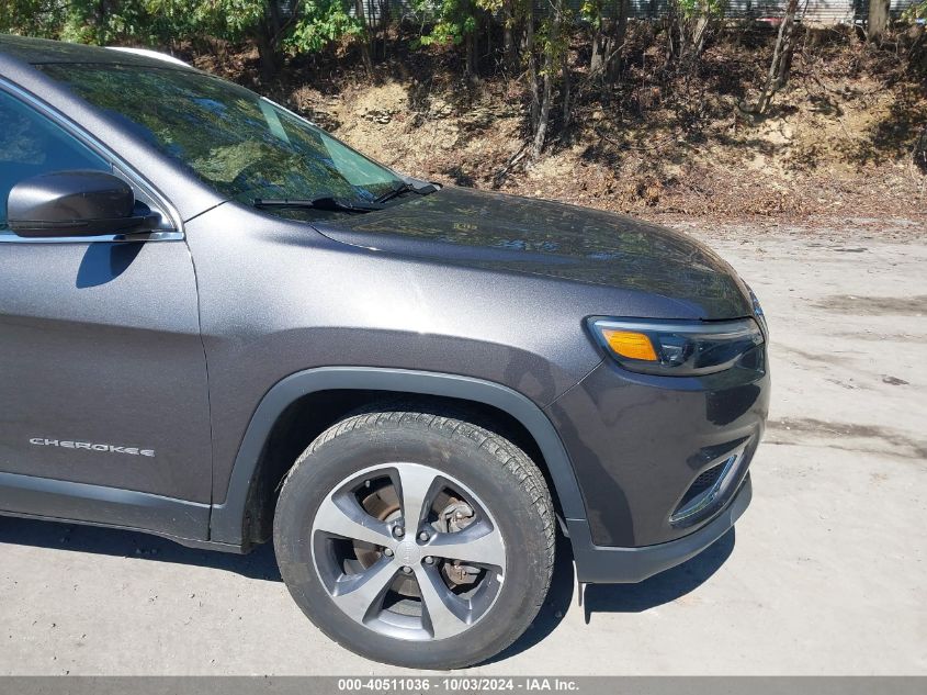 2019 Jeep Cherokee Limited 4X4 VIN: 1C4PJMDX6KD472953 Lot: 40511036