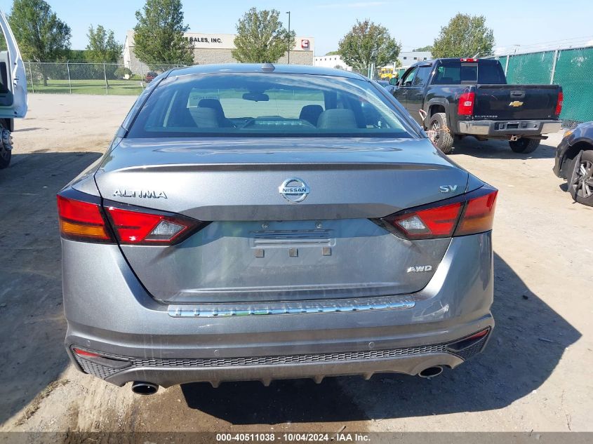 2022 Nissan Altima Sv Intelligent Awd VIN: 1N4BL4DW4NN354691 Lot: 40511038